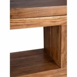 Bois & Chiffons Bibliothèque asymétrique acacia greco miel - 75x30x185 cm