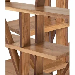 Bois & Chiffons Bibliothèque déstructurée saba marron - 180x40x200 cm