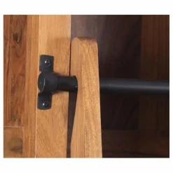 New Bois & Chiffons Bibliothèque ouverte échelle 200 cm Acacia Emma II Marron - 100x35x200 cm