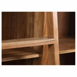 New Bois & Chiffons Bibliothèque ouverte échelle 200 cm Acacia Emma II Marron - 100x35x200 cm