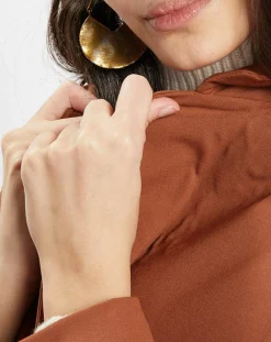 Femme Galeries Lafayette Blazer croisé en Laine mélangée Celeste marron