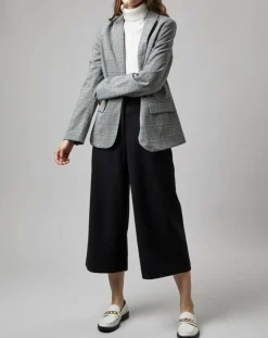 Femme Marc O'Polo Blazer en Laine mélangée à carreaux gris