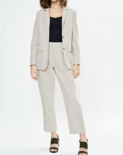 Femme Yerse Blazer en Lin mélangé Marianne beige