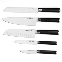 Gam'Hotel Bloc + 5 couteaux Steel noir