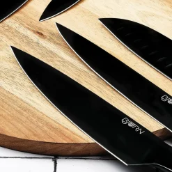 Clearance Bjorn Bloc avec couteaux de cuisine Jensen Rauma - 7 pièces