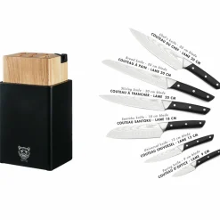 Bjorn Bloc avec couteaux de cuisine Erling Porvoo - 8 pièces
