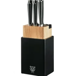 Outlet Bjorn Bloc avec couteaux de cuisine Jona Porvoo inox mat - 8 pièces