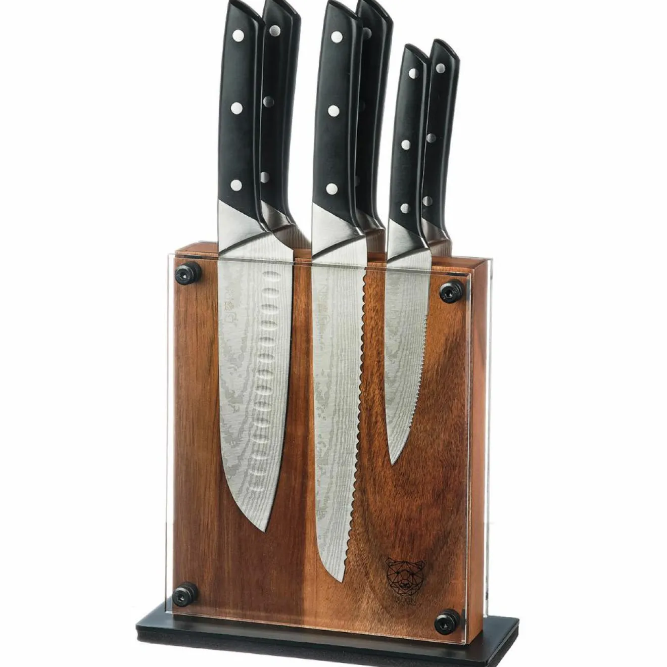 Bjorn Bloc avec couteaux de cuisine Erling Rauma - 7 pièces