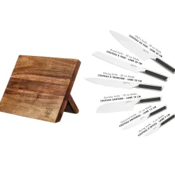 Discount Bjorn Bloc avec couteaux de cuisine Loki Vantaa inox mat - 7 pièces