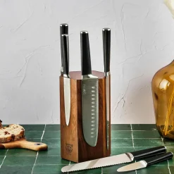 Bjorn Bloc avec couteaux de cuisine Jona Imatra inox mat - 7 pièces