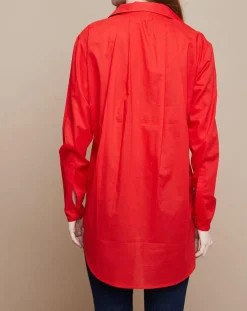 Femme Mare di Latte Blouse Ariane rouge