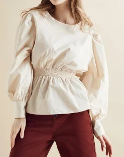 Femme Chloé Stora Blouse Beirut écrue