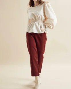 Femme Chloé Stora Blouse Beirut écrue