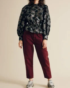 New Chloé Stora Blouse Beirut imprimée noir/multicolore