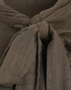 Femme Hartford Blouse Charline fines rayures kaki