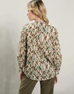 Femme Hartford Blouse Codex verte