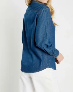 Femme Lauren Vidal Blouse Coleen denim