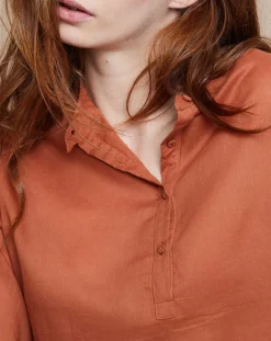 Femme Mare di Latte Blouse Fedora canyon