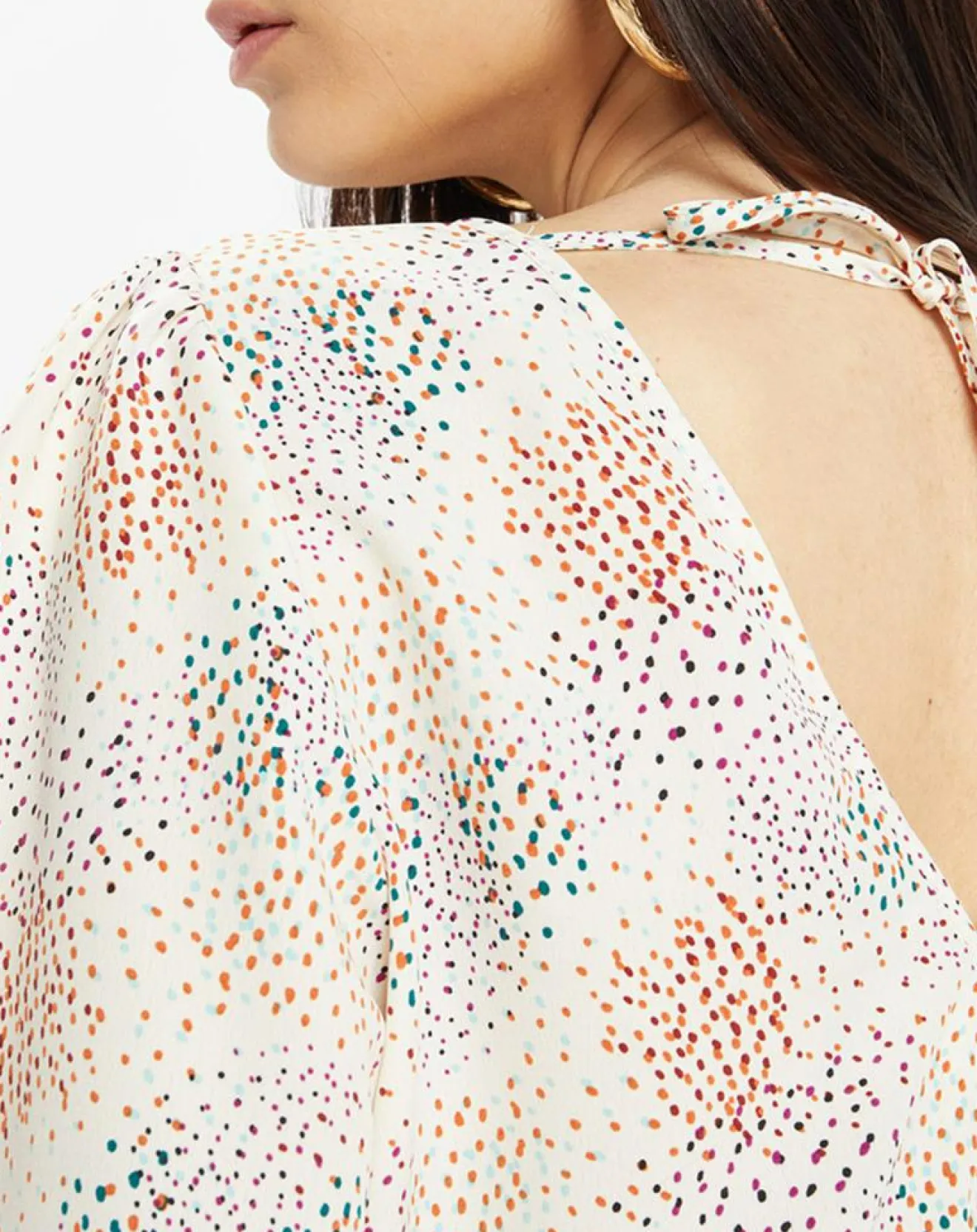 Femme Galeries Lafayette Blouse fluide Gala imprimée beige clair