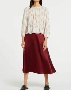 Femme Galeries Lafayette Blouse fluide Gala imprimée beige clair