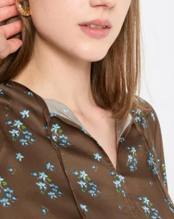 Femme Marc O'Polo Blouse imprimée fleurs multicolore