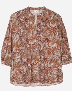 Discount An'ge Blouse Kasta Vl imprimée marron/rouge