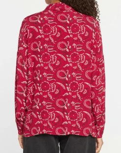 Sale Suncoo Blouse Lamia rouge