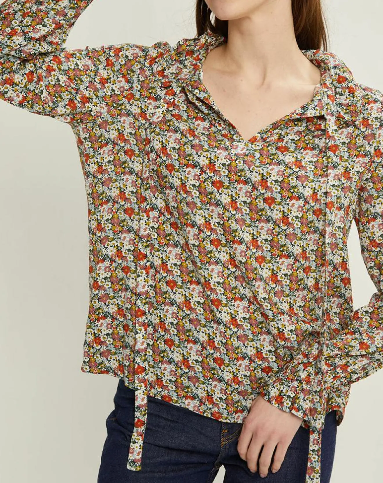 Femme Cyrillus Blouse Libby Liberty multicolore