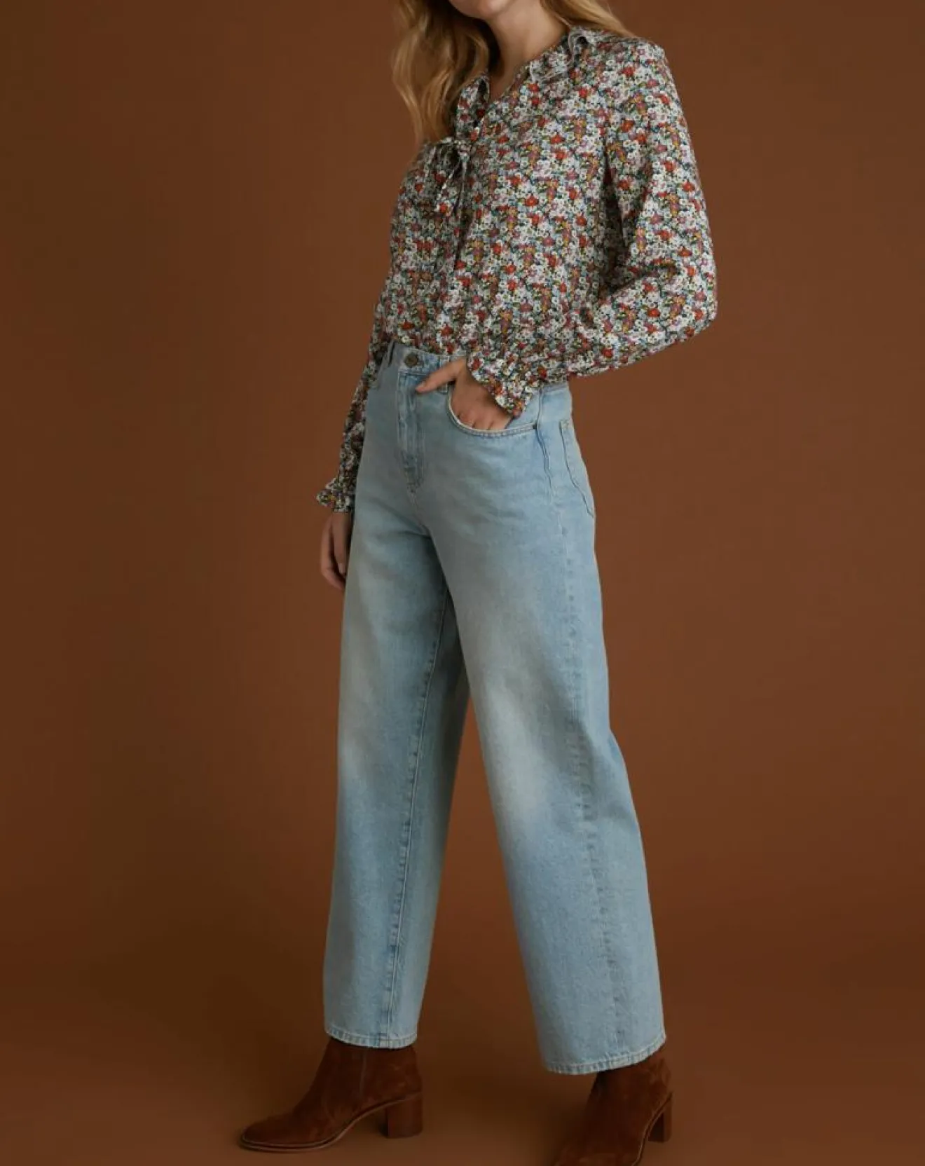 Femme Cyrillus Blouse Libby Liberty multicolore