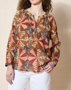 Femme Louizon Blouse loose Partage paprika