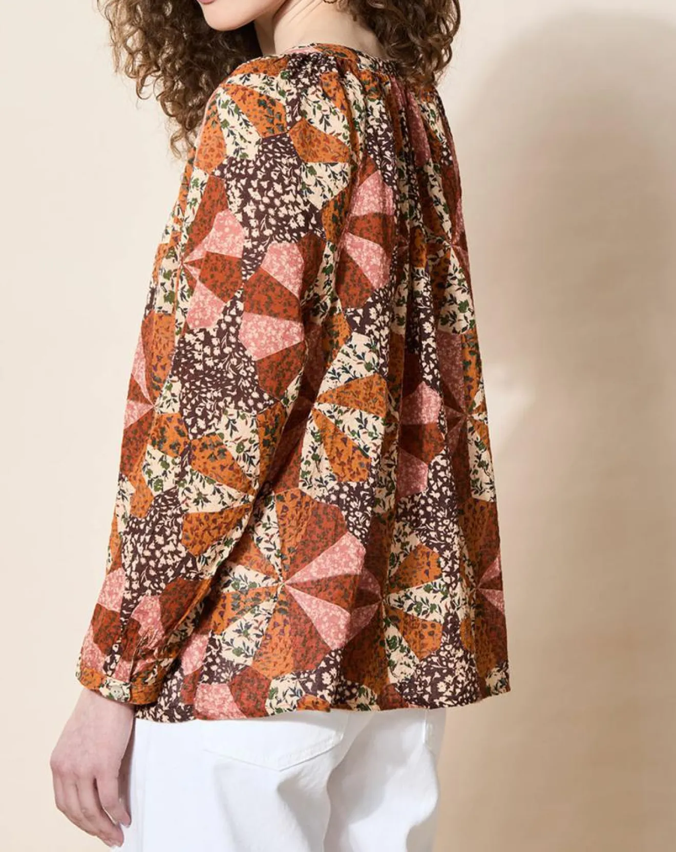 Femme Louizon Blouse loose Partage paprika