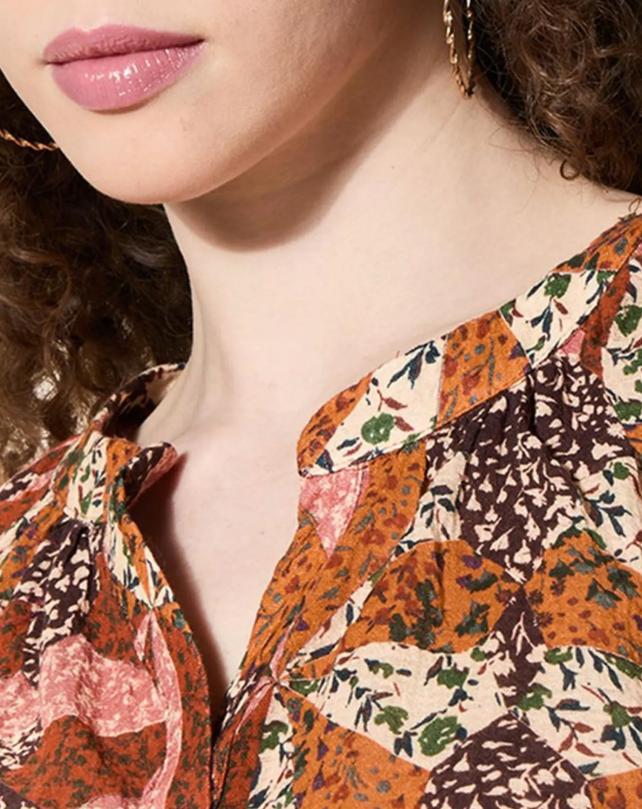 Femme Louizon Blouse loose Partage paprika