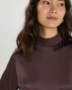 Femme Lauren Vidal Blouse Mattie raisin