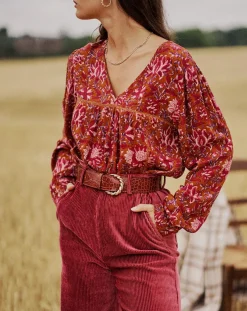 Femme Garance Paris Blouse Melrose camel