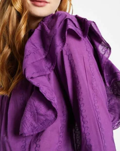 Femme La Petite Etoile Blouse Neroli violet