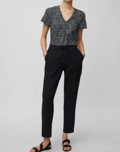 Femme Marc O'Polo Blouse paisley imprimée bleu/blanc