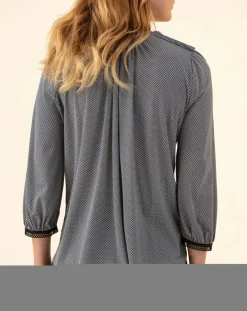 Femme Indies Blouse Paulette micro carreaux