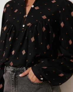 Best Garance Paris Blouse Perle noire