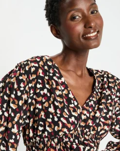 Femme Galeries Lafayette Blouse Print Traviata 2 noir/rouge