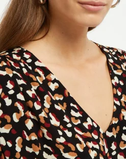 Femme Galeries Lafayette Blouse Print Traviata 2 noir/rouge