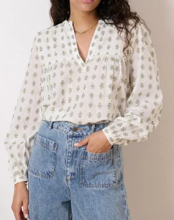 Femme Garance Paris Blouse Tempo blanche