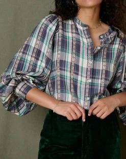 Femme Garance Paris Blouse Teresa bleue