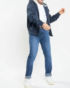 Homme Hackett London Blouson à capuche Sport bleu