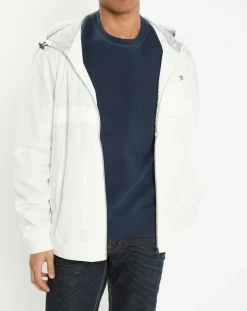 Homme Hackett London Blouson à capuche Sport écru