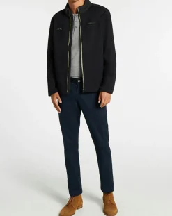 Homme Hackett London Blouson Aston Martin Racing Jersey bimatière noir