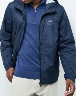 New Hackett London Blouson Aston Martin Racing bleu marine