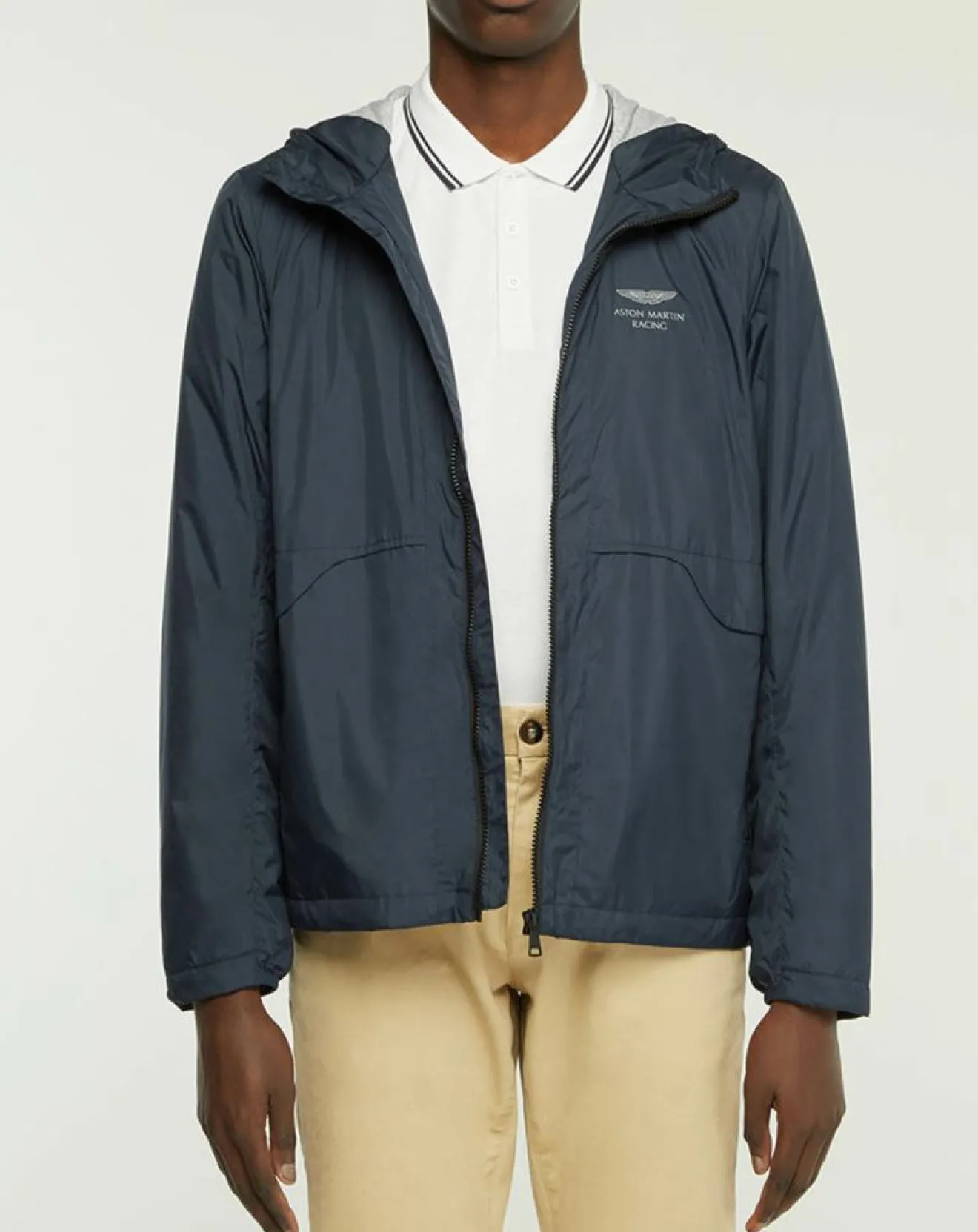 New Hackett London Blouson Aston Martin Racing bleu marine