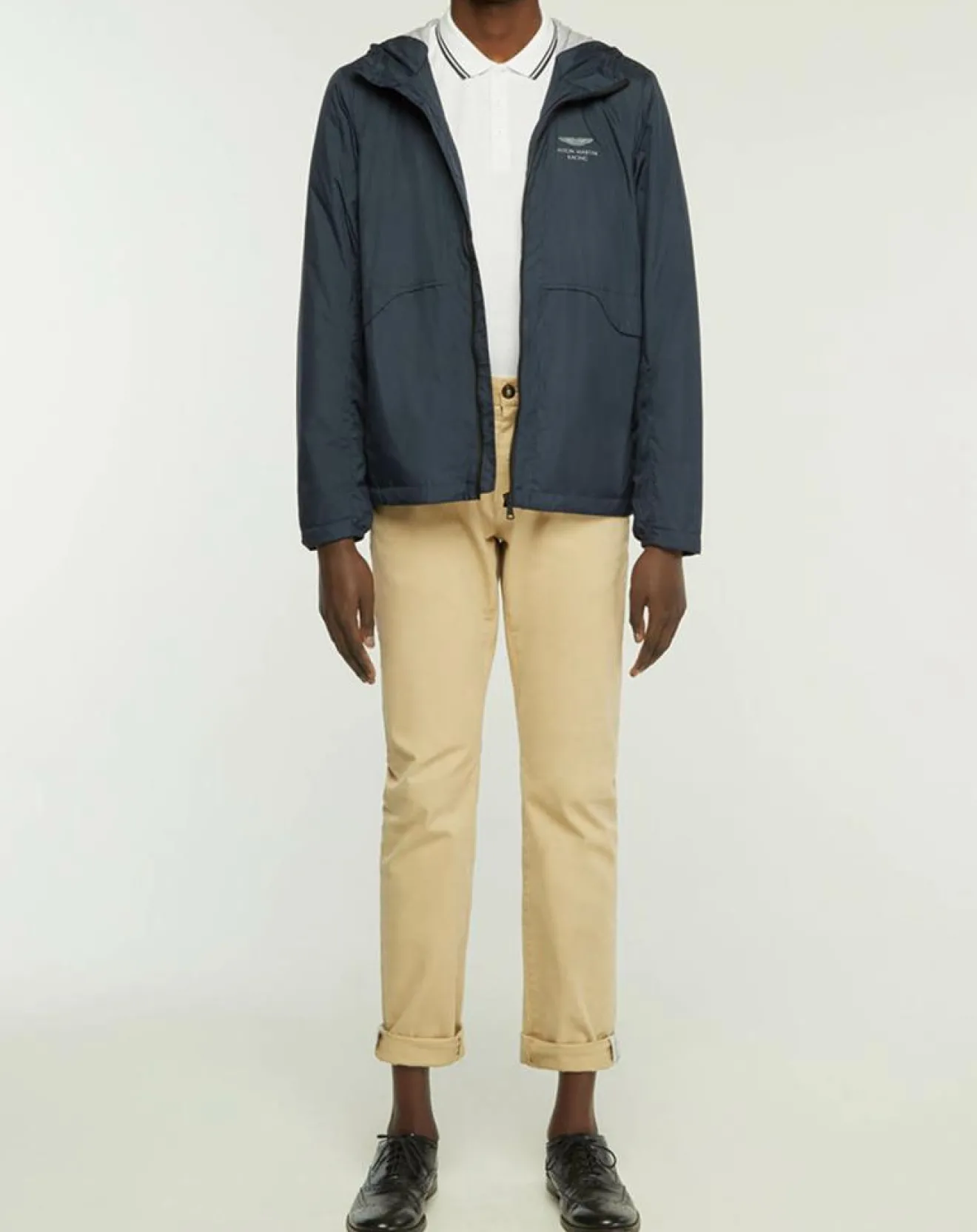 New Hackett London Blouson Aston Martin Racing bleu marine