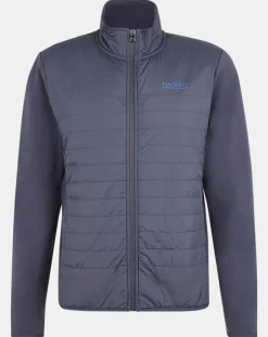 Homme Hackett London Blouson bi-matière bleu marine