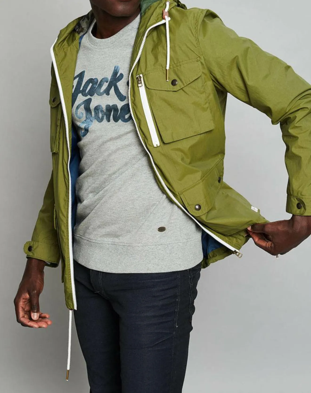 Homme Jack & Jones Blouson Bonanza kaki